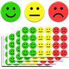 JOOTUEPO 1200 Pezzi Adesivi Dell'umore Bollini Rotondi Rosso, Giallo, Verde - Ricompensa Insegnanti per Deco Del Regalo Compleanno Natale Dei Bambini