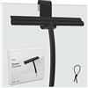 MOSUO Tergivetro per Doccia, 24 cm, Nero, Silicone, Squeegee