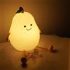 BrightWish Luminosa notturna ricaricabile per bambini, luce notturna con 7 colori, timer 30 minuti, silicone alimentare sicuro, morbida e comprimibile, sensore touch per camerette di bambini