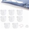 Rakiuty Clip Consolatore, Supporto per Copripiumino Riutilizzabili, Ferma Piumino e Consolatore Clip, Copripiumino Clips Mollette, Conserva Angoli di Piumino Trapunta Coperte Rimanere sul Posto, 8 Pezzi