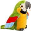 HoveeLuty Pappagallo parlante, ripeti Quello Che dici, Giocattolo Pappagallo, Animali di Peluche parlanti, Giocattolo elettronico con Registrazione Animata, Che scuote Le Ali, Giocattoli parlanti p