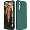 ISOI - Cover per Samsung Galaxy A54 5G, Custodia Morbida in Silicone Liquido, Protezione Completa Antiurto Ultra Sottile per il Corpo - Verde Notte