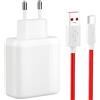 ACAGET 65W Caricatore usb con Cavo USB C 1M per SUPER VOOC Charge,Caricatore Rapido Charge con Cavo USB Type-C per OnePlus 10Pro Nord CE 3 2 Lite,OPPO Find X5 X3Neo/Pro/Reno 12F 11F 10Pro,realme GT NEO 2 Pro
