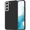 NEW'C Cover per Samsung Galaxy S22 in custodia silicone ultra sottile nero [Ultra Leggera]