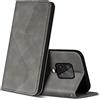 ZONNAVI Cover per Xiaomi Redmi Note 9 PRO/Redmi Note 9S, Flip Custodia Pelle PU con [Slot Cart] [Magnetica], Cover a Libro Portafoglio per Xiaomi Redmi Note 9 PRO/Redmi Note 9S (Grigio)