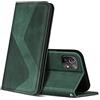 ZONNAVI Cover per Xiaomi Mi 11 Lite 4G / 5G / 5G NE, Flip Custodia Pelle PU con [Slot Cart] [Supporto Stand] [Magnetica], Cover a Libro Portafoglio per Xiaomi Mi 11 Lite 4G / 5G / 5G NE (Verde)