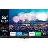 Thomson Smart TV 65" 4K UHD QLED Google TV Classe F DVB-T2/S2 Nero 65QG6C14