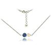Dragon Porter Pendente con Ajustable Collana Catena Piccolo Rotondo Elegante Classico Glamour; Gioielli per Donne