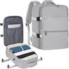 xlodea Zaino Easyjet 45x36x20, Bagaglio a Mano per Easyjet 45x36x20 Impermeabile Borse da Cabina Zaino da Viaggio Aereo Donna Borsa da Viaggio