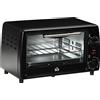 HOMCOM Forno Elettrico Da Tavolo Homcom 10 L 750W Temperatura 230 ℃ 36,5X26X22 cm Nero - Black