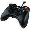 Controller compatibile con Xbox 360 e PC con cavo USB nero Controller joystick Joypad ⋆ Plug & Play ⋆ Doppia vibrazione integrata ⋆ Cavo lungo e resistente ⋆ Compatibile con Windows e Xbox 360 ⋆ Gioco -