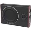 NONE Subwoofer per auto ultra sottile da 8 pollici sotto il sedile Subwoofer attivo per auto Bass per auto compatto Audio Amplificatore stereo per auto Altoparlante DC 12V 600W