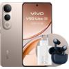 vivo V50 Lite 5G Smartphone, Cellulare Android con 8 GB + 256 GB, Display P-OLED a colori vividi di 6,77" e 120 Hz, fotocamera tripla da 50 MP, Batteria da 6500mAh, Auricolari TWS 3e + Caricabatterie
