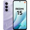 Xiaomi Redmi 15 Smartphone FHD+ schermo coinvolgente 6,9" Frequenza di aggiornamento 144 GHz Processore Snapdragon 685 Doppia fotocamera posteriore 50 MP Fotocamera frontale 8 MP Batteria 7000 mAh -