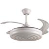 BEL AIR HOME Ventilatore da soffitto BEL AIR HOME ROCAS con motore DC, pale estraibili, luce LED 36W regolabile con dimmer, memoria, luce notturna - Silenzioso ed efficiente - Telecomando incluso - Ideale per -