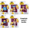 JAKKS PACIFIC Simpsons Mini Figure Wave 3 Box 8 pz 6 Cm Jakks Pacific