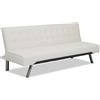 Domo Mea Divano Letto Clic Clac PVC Bianco 180x80 cm - Trasformabile