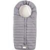 Nuvita Moovo 9658 Junior Slender | Sacco universale per passeggino | Massima Protezione dal Freddo da 6 a 36 Mesi (100cm) |Ultra Sottile, Leggero e Protettivo fino a -10°C | Grigio Chiaro