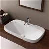 Scarabeo Moon lavabo da incasso, 551241BK, Moon bianco opaco [Lavabi > Lavabi da Incasso]