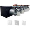 siemens - Plenum canalizzato con serrande motorizzate wifi a 6 zone, centralina e interfaccia Siemens