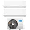 Midea - Climatizzatore Midea Evolution Dual Split 9000+9000 Btu M2OH-14HFN8-Q R-32 Inverter A++ Wifi optional