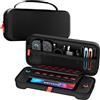 ProCase Borsa per Console Custodia per Nintendo Switch 2 2025, Custodia Protettiva Dura da Viaggio Portatile Adatta per Console e Accessori -Grande, Nero
