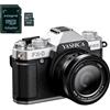 Yashica FX-D 300 silver + scheda MicroSD + kit accessori - Garanzia Fowa Italia 2 anni