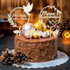 FORYNXHWIN Decorazione per torta cresima, topper per torta in legno e 36 pezzi, decorazione da tavolo e torta, decorazione per la cresima, per ragazzi e ragazze, regalo per cresima