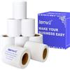 LENVII Carattere Blu Etichette Termiche 50mm x 25mm (2 x 1) 2000 Fogli-8 Rotoli ×250,Adesivi Autoadesivi Multiuso Resistenti ad Acqua/Olio/Graffi per Casa,Ufficio,Logo Fai-da-te,Etichettatura Regali