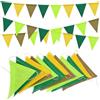 Vicloon Bandierine Triangolari Colorate, 36 Pezzi Feste Festone Striscione Bandiere, 12 Metri Festoni Decorazioni, per Matrimoni, Feste di Compleanno, Decorazioni per la Casa, Festival, Campeggio