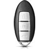 kuyuansu 3 pulsanti Guscio della chiave dell'auto con telecomando intelligente Case per Rogue Teana Sentra Versa Coperchio della chiave Keyless piccola lama di emergenza