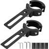 Kalexion 2 Pezzi Supporto Faro Moto 20-38mm - Staffa Regolabile Universali in Alluminio con Rotazione a 360° per Fari Supplementari, Fendinebbia e Luci da Lavoro, Compatibile con Moto Manubrio, Forcella (2 PZ)