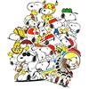 SetProducts Top Adesivi ! Lotto di 20 Adesivi Snoopy - Stickers Vinili Non Volgari i Alta qualità - Fashion, Bomb, The Peanuts - Personalizzazione Computer, Laptop, Valigie, Moto, Bici, Skateboard