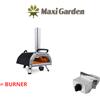 OONI Karu 16 Forno per Pizza a Carbone e Legna Multi-combustibile + Burner Gas