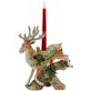Fitz and Floyd FITZ & FLOYD - Figura Statua Renna Decorazione Natale 27 cm Portacandela 1022017