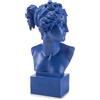 PALAIS ROYAL Busto Scultura Figura Venere Blu 53cm Resina