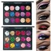 Nivofu 2 Pezzi Palette di Ombretti Glitter, 30 Colori Tavolozza di Ombretti, Tavolozza di Trucco Glitter, Ombretti dal Colore Intenso, Palette di occhi altamente pigmentate a lunga durata