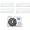 Midea - Climatizzatore Midea Evolution Quadri Split 9000+9000+9000+9000 Btu M4OE-28HFN8-Q R-32 Inverter A++ Wifi