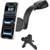 Belkin Caricatore da auto wireless, supporto magnetico per bocchetta dell'aria e supporto per cruscotto con cavo USB C, ricarica rapida compatibile con MagSafe per iPhone 17, Galaxy S25, Pixelsnap, e