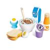 Hape Set Colazione Deliziosa | Set di Cibo per Giocare con Cucchiaio Giocattolo per Giocare per Finta | 3+ Anni