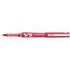 Pilot V5 - Penna roller a inchiostro liquido, ricaricabile Red