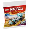 LEGO Ninjago Zane's Dragon Power Vehicles 30674 Polybag, 55 pezzi, kit 2 in 1, Dragons Rising Collection, giocattolo STEM per bambini dai 7 anni in su