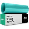 Cricut Smart Iron on, Bright Teal - 14 cm x 1,8 m Bulk (1)