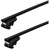 Thule Portatutto Thule con SquareBar Peugeot 306 5-dr Estate con mancorrenti sul tetto (hagus) 00-01