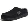Dearfoams Brendan Clog Clog - Pantofole da uomo in memory foam, traspiranti, con ampie larghezze, Castagna, 41/43 EU