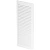 Awenta Griglia di Ventilazione in Plastica 150 x 310 mm, Bianco con Griglia Anti Insetti e Zanzariera, Coperture per Viti per un Aspetto Migliore