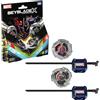 Beyblade Hasbro Beyblade X in collaborazione con Marvel, Spider-Man 3-60F vs. Venom 3-80N, Confezione Multipla