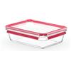 Emsa, Contenitore Salvafreschezza Clip&Close 2Litri, Contenitori Ermetici per Alimenti, Contenitore Vetro Rettangolare con Chiusura Ermetica e Coperchio, Contenitore Pratico e Sicuro, Trasparente