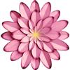 AHYS Decorazione da parete in metallo, motivo floreale rosa, 30,5 cm, per interni ed esterni, camera da letto, bagno, cucina, soggiorno