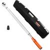 VEVOR Chiave Dinamometrica Clic, 100-600 lbf-ft e 136-814 N.m Set di Chiavi Dinamometriche Bidirezionali con Scale a Doppia Gamma, 48 Denti, Acciaio Legato, per Riparazione di Automobili